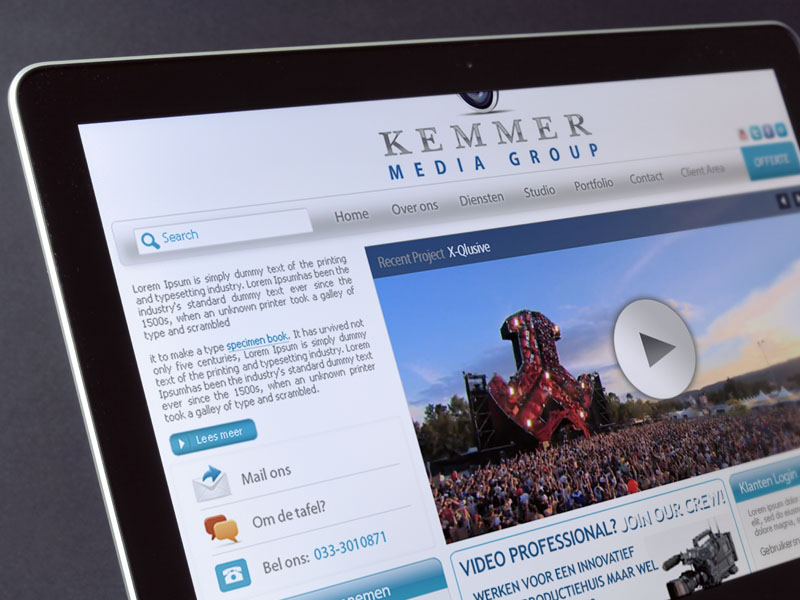 Kemmer Media Group Responsive Website