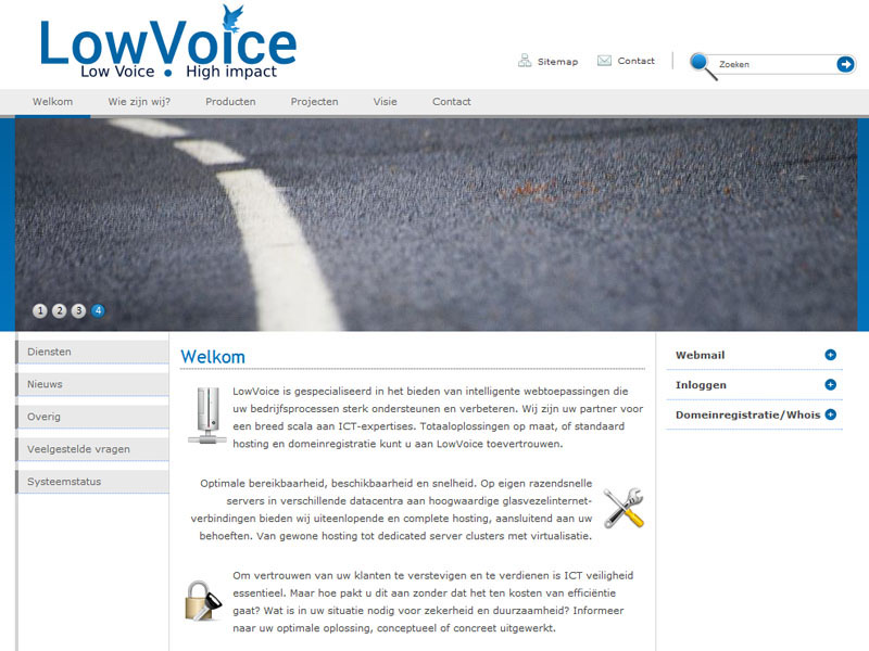 LowVoice Website Ontwerp