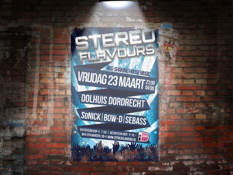 Stereo Flavours Poster Ontwerp